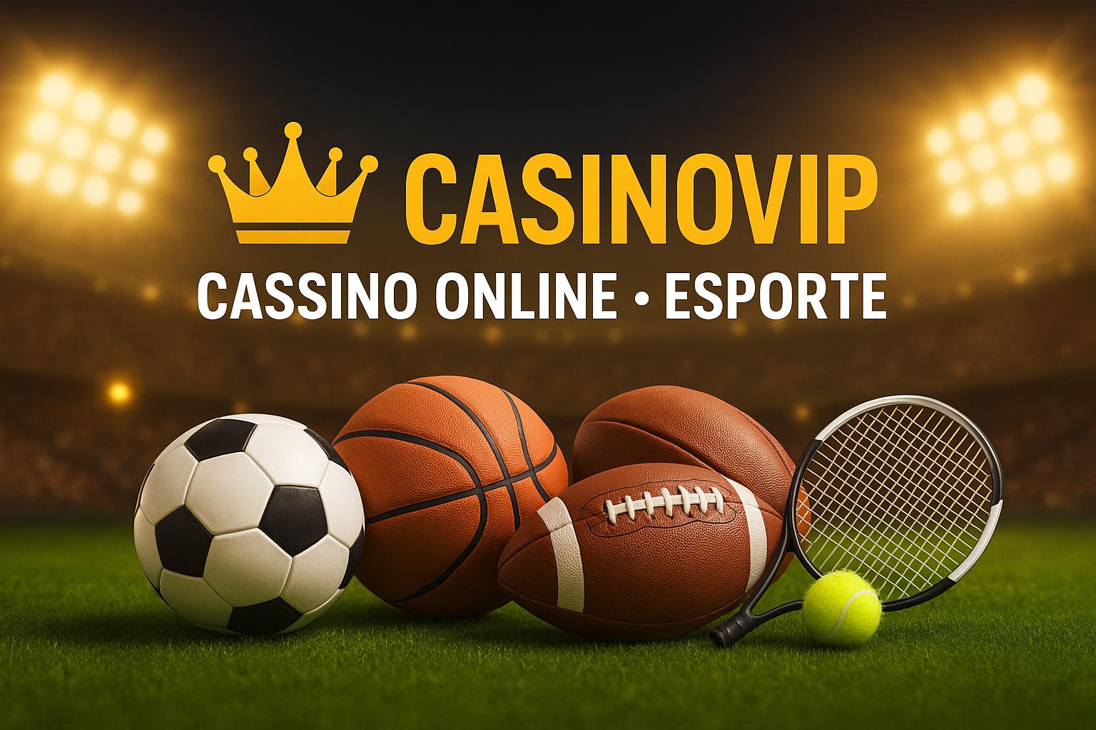 Apostas esportivas no cassino online CASINOVIP