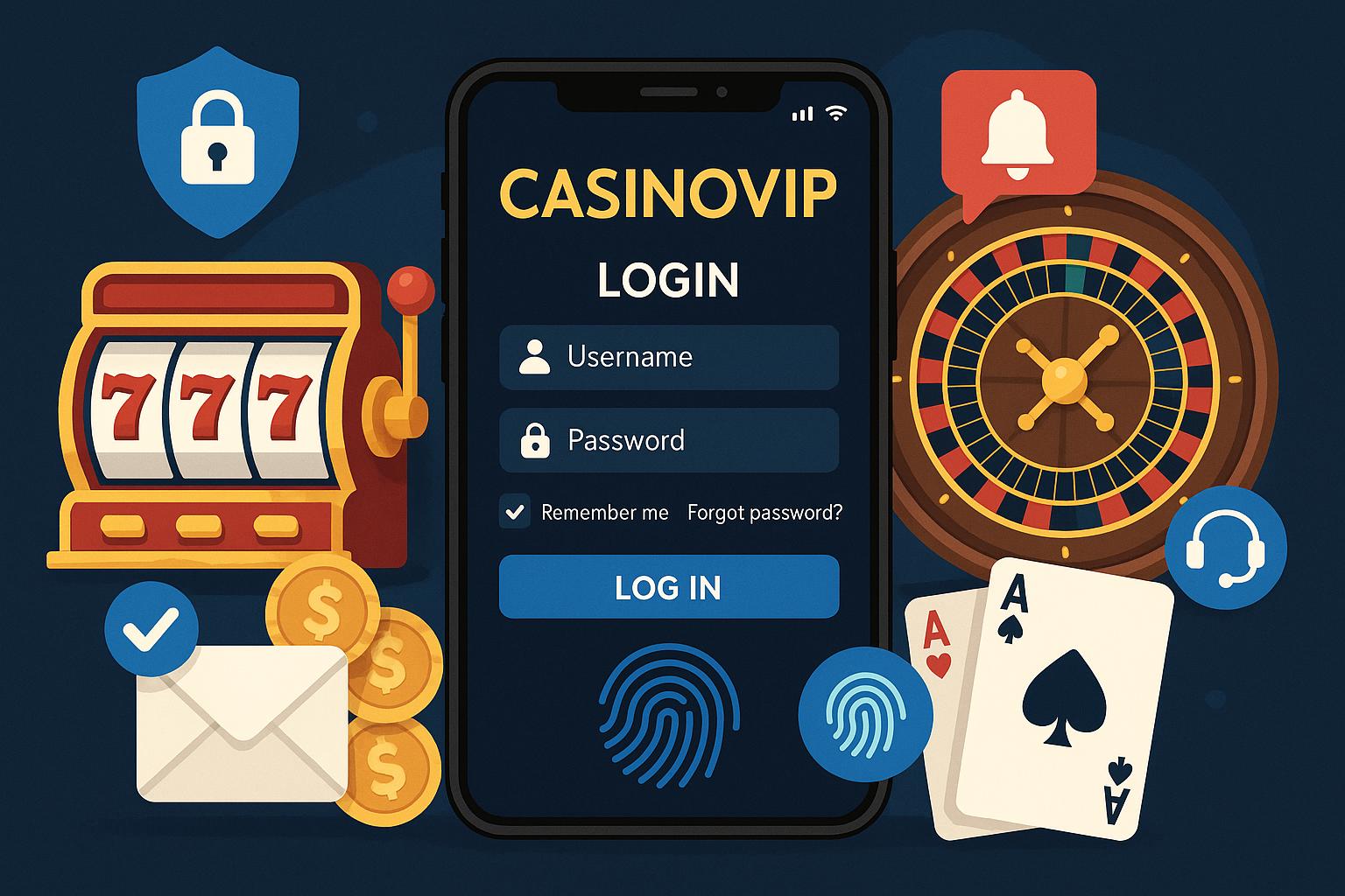 Registro na CASINOVIP Garante Acesso a uma Vasta Seleção de jogo